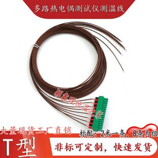 T型多路温度记录仪 测试仪测温仪 热电偶测试线 巡检仪热电偶温升
