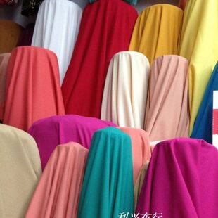 小西装 加厚不透 雪纺 亚光乱麻服装 衣裙布料面料一米价 连衣裙