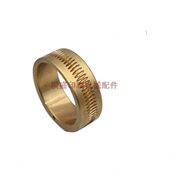 铜齿轮套 罗兰印刷机配件 水墨辊铜涡轮 700调节铜齿轮 铜套 R700