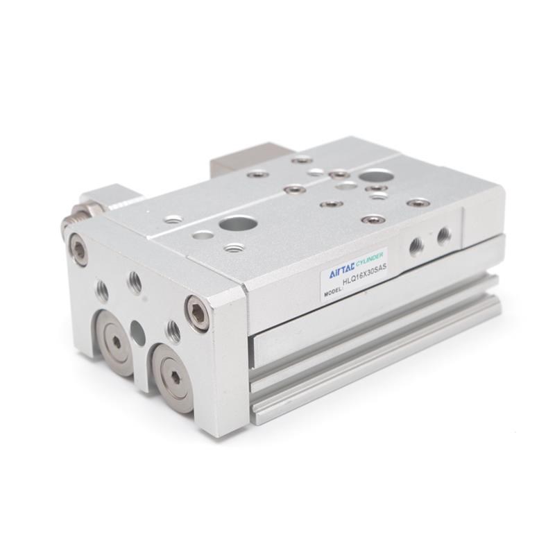 亚德客气动小型双轴导轨型精密滑台气缸HLQ16X10*20X30X40X50-S-A