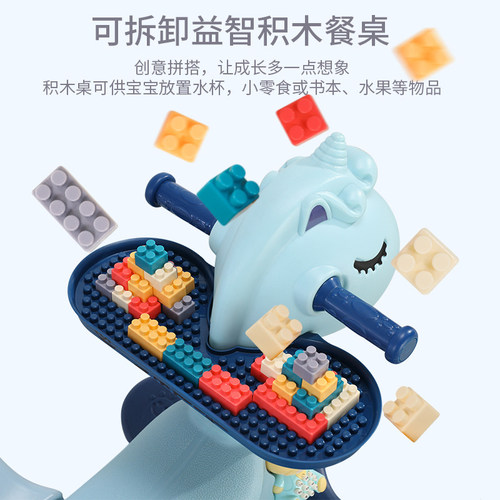 儿童摇马木马摇椅两用带音乐多功能婴儿小推车周岁玩具宝宝摇摇马