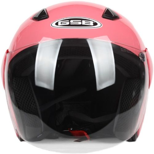 GSB头盔女士安全帽男四季通用半盔电动车冬季保暖防雾半覆式