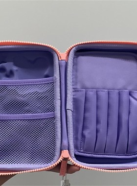 澳洲Smiggle铅笔盒紫色小猴子文具盒大容量多功能小学生笔袋收纳