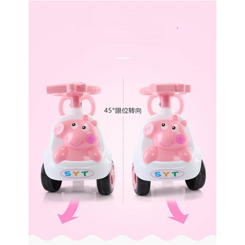 儿童扭扭车1-3岁宝宝助步滑行四轮玩具车带音乐妞妞摇摆车溜溜车