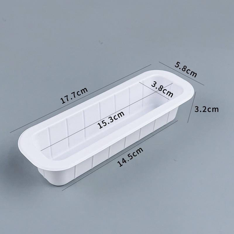 一次性打包盒小吃糕点盒敞口盒长条头糕牛肉丸子摆摊餐饮小食托