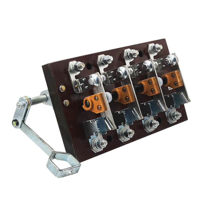 HD12-400/41 400A三相单投刀开关侧面操作闸刀动力柜隔离开启式