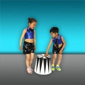 儿童摄影道具拍摄拍照白木墩密度板哑光圆柱圆锥梯形橱窗陈列摆件