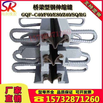 桥梁伸缩缝装置GQF-F60RG80/Z60/E80/C40/SQL型D40型钢伸缩缝胶条