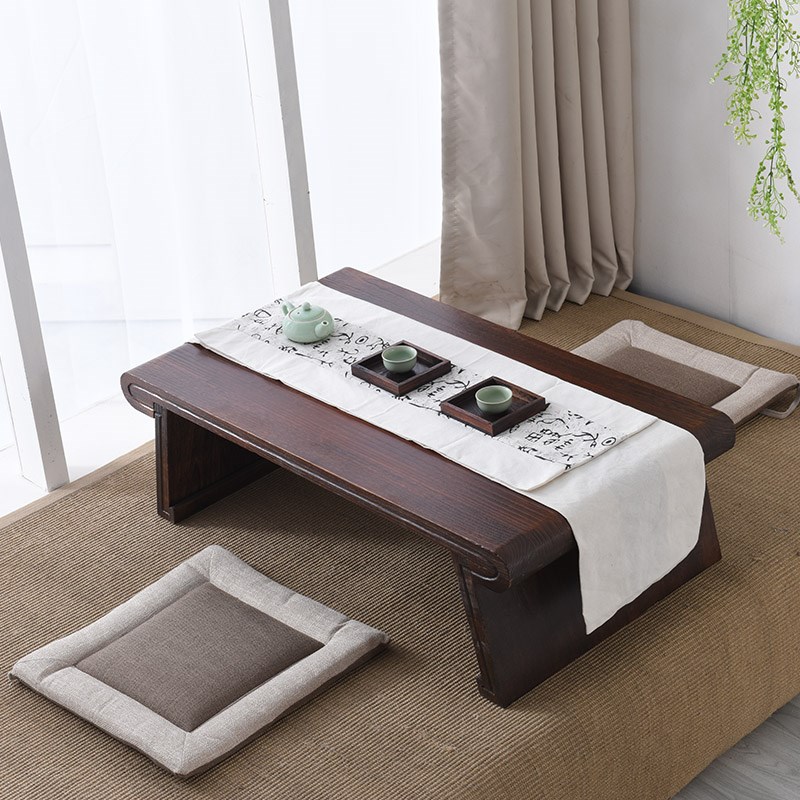 榻榻米茶几实木国学桌现代创意飘窗桌日式矮桌窗地台炕桌小桌子