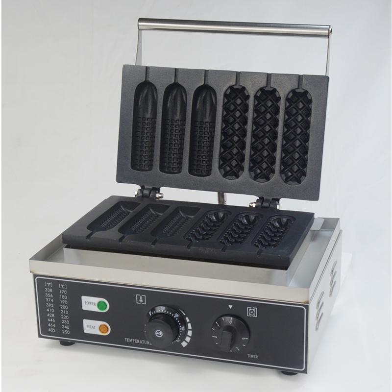 商用电热六格玉米香酥机芝士热狗棒法式玛M芬烤肠机创业小吃设备