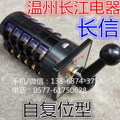 长信 温州长江电器 10路线双电源自复位转换开关LW5D-16 B6291/5