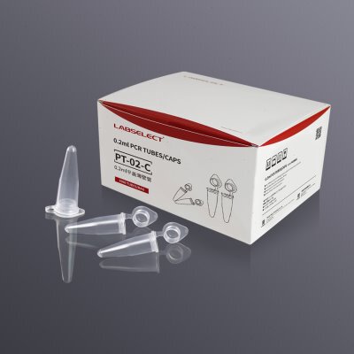 实验耗材 LABSELECT  0.2ml平盖薄壁管[PT-02-C] 1000支/盒