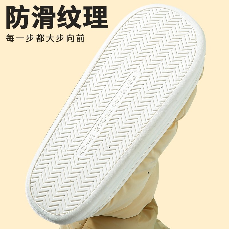 防水棉拖鞋男士冬季2023新款外穿保暖室内家居厚底防滑.棉鞋男冬