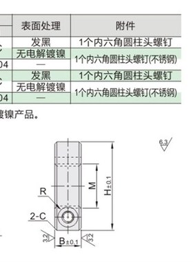 怡合FBK01-3/4/5/6/8/10/12/16/20/24 固定环 达内螺纹型 开口型