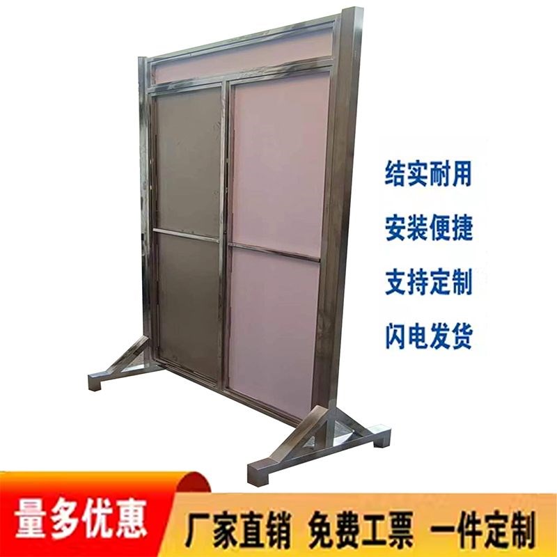 不锈钢安全警示镜l仪容仪表镜安全规范自查镜建筑工地安全佩戴标