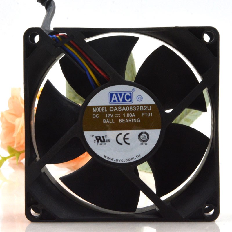 ADDA DASA0832B2U 12V 1.00A 80*80*32MM 4线调速大风量散热风扇