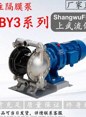 DBY3-80型电动隔膜泵 3寸DN80电动隔膜泵 三代隔膜泵电动输送型