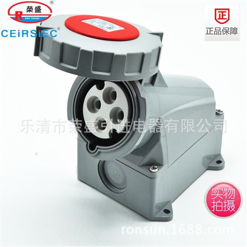 4芯16A荣盛CEIRSIEC工业防水防爆插座(明装)RS-1196 航空插座