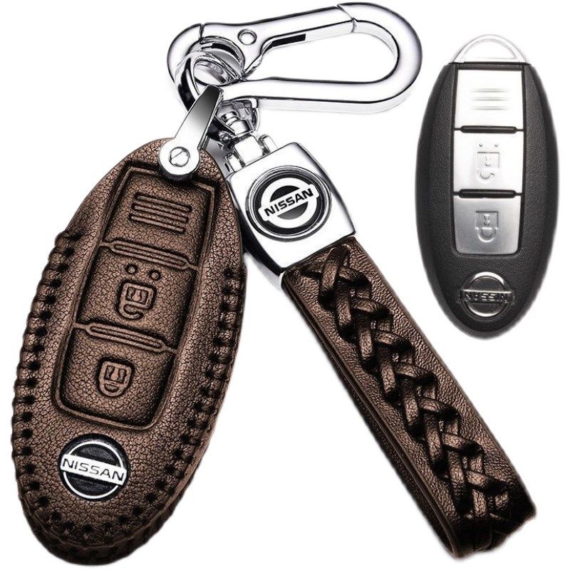 适用2023款日产逍客钥匙套真皮2022款尼桑逍客车21钥匙包遥控扣