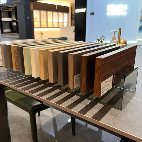 亚克力石材样品桌面展示架大理石木板展示架玻璃样品色板展示架