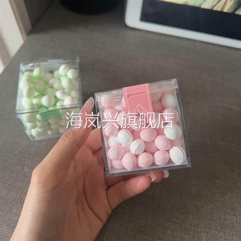 促销网红接吻糖果除臭剂90g茉莉花绿玫瑰荔枝味新鲜口香糖情侣约