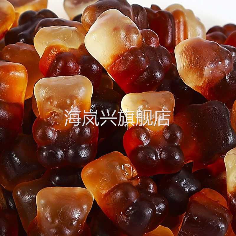 小熊软糖可乐味橡皮糖零食健康解馋糖果软糯可口超有嚼劲果味浓郁