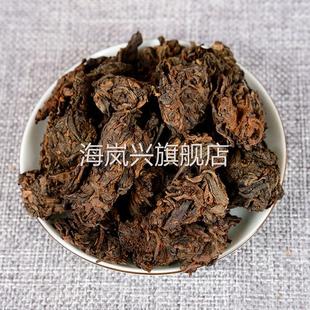 普洱散茶 2009年勐海古树金芽茶头500g 普洱茶熟茶 老茶头
