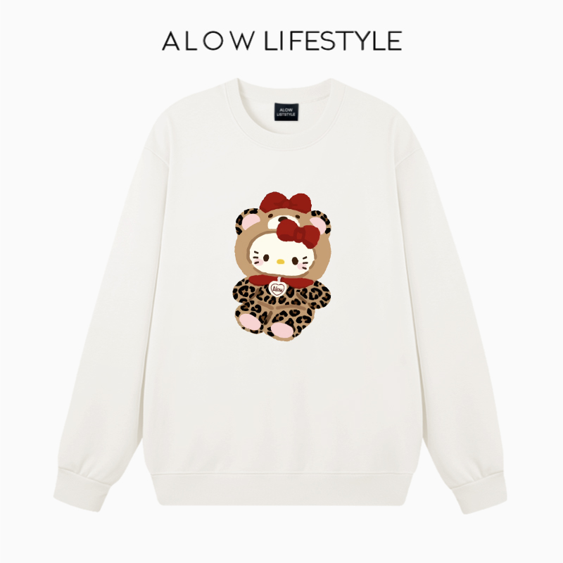 【秋冬新品】ALOW LIFESTYLE生活系列 宝宝印花圆领时尚卫衣外套