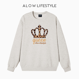 【正品】ALOW LIFESTYLE生活系列 2025秋冬爆款圆领时尚卫衣外套