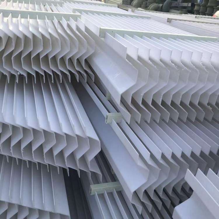 PP带钩脱硫塔除雾器折流板湍流器屋脊水雾易安装耐腐蚀湍流增强