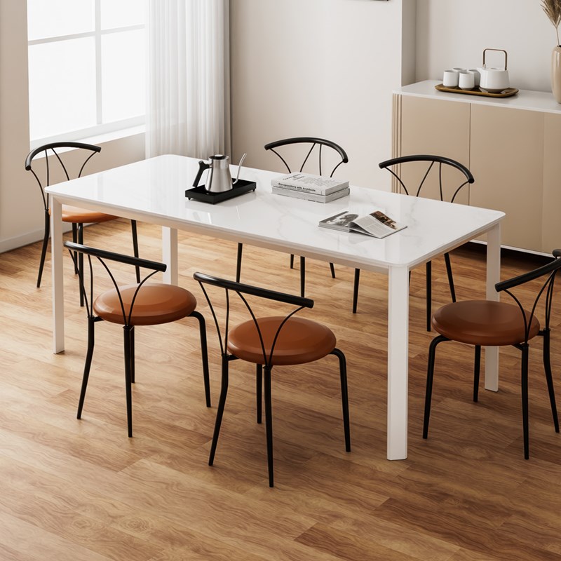 可定制铁艺桌腿现代大理石岩板餐桌脚支架L办公书桌桌架简约写字