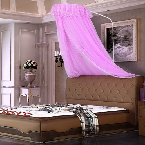 2021新款蚊帐落地圆形申缩可调高度1.5/1.8m通用不打孔简易安装