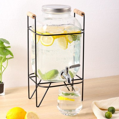 泡酒瓶泡菜坛子泡酒容器甜品台饮料桶果汁可乐桶水果容器8斤