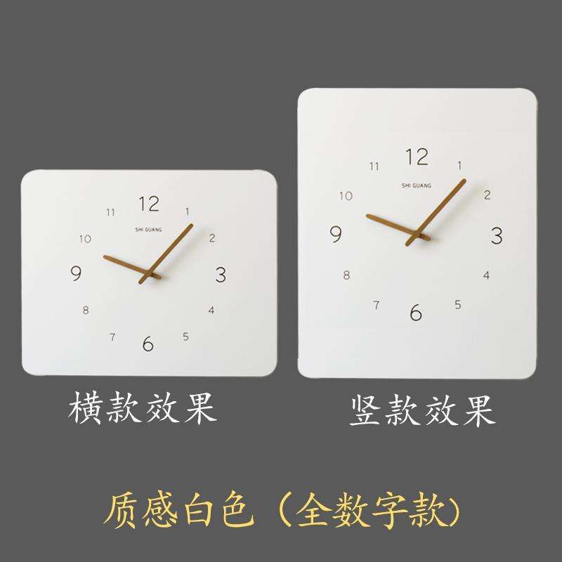 l1s电表箱装饰画带钟表竖款简约挂钟空开箱电闸配电箱遮挡时钟免