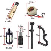 斯蒂尔西德油锯机油泵MS180 170机油泵涡轮进出油管机油滤芯配件