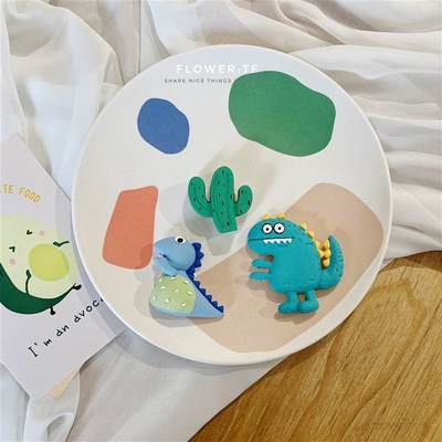 车载出风口香薰扩l香石可爱小恐龙车内装饰用品男朋友新车提车礼