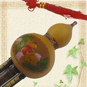 海浪乐器 云南葫芦丝乐器初学葫芦丝C调专业葫芦丝降B调紫竹三音