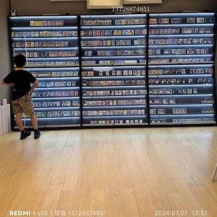 卡牌 psa评级卡星球卡游卡展示C收藏多层板有灯有门陈列展示柜定