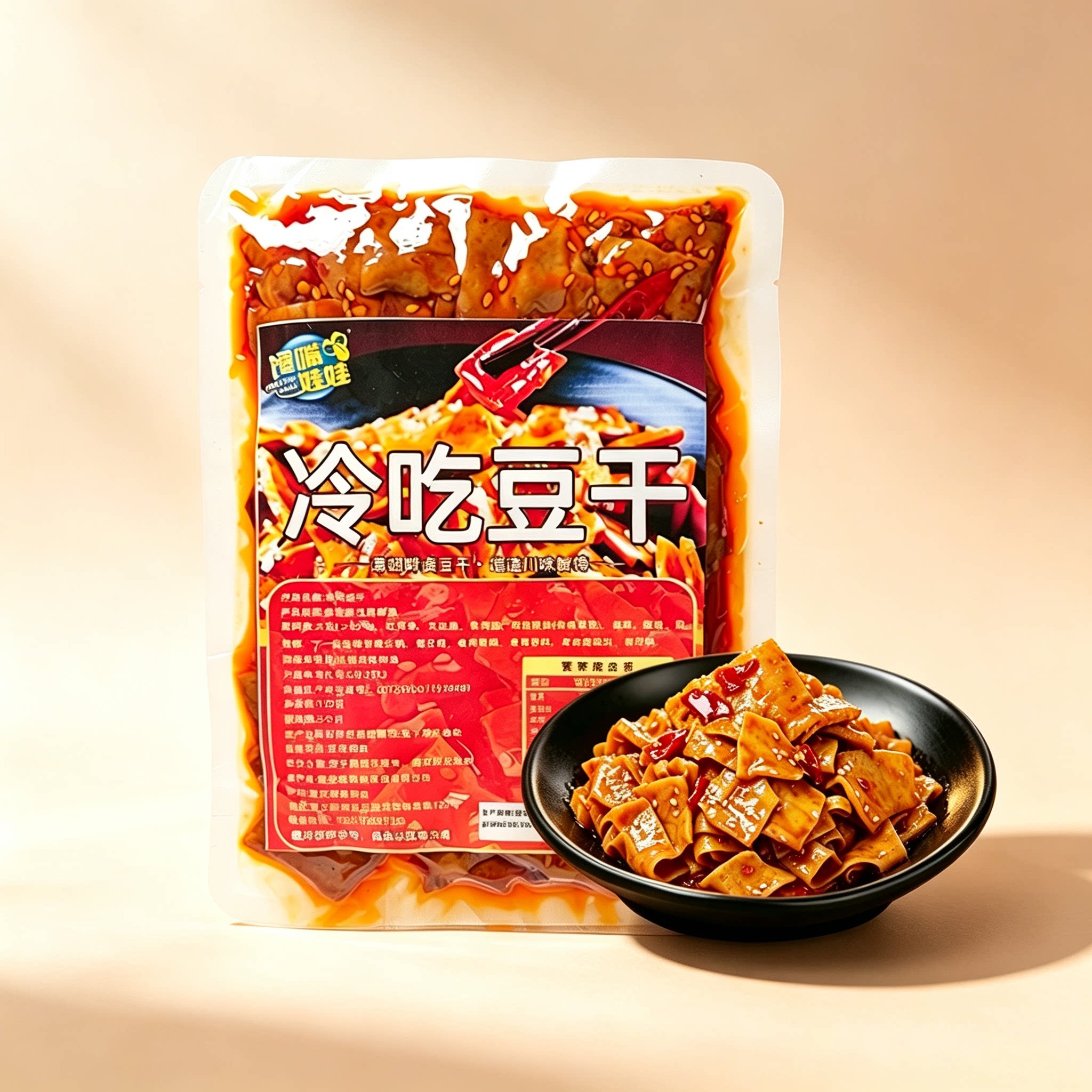川味冷吃豆干120g独立包装麻辣豆干办公室追剧解馋下饭小零食