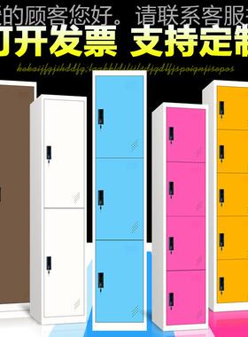 钢房制存黑色员工包柜健身更柜家用换衣柜宿舍带锁铁皮储物AL-DMG