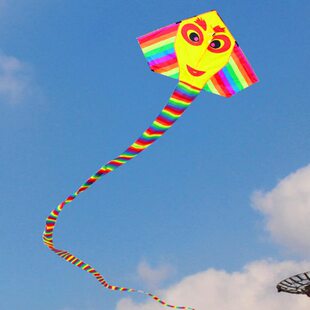潍坊风筝 新款 15米蛇风筝钻天猴风筝 美女蛇 卡通风筝 好飞长尾