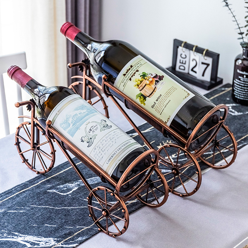 大酒瓶装饰大酒架子创意红酒架葡萄B酒架大号大瓶装摆件3L5L3升5