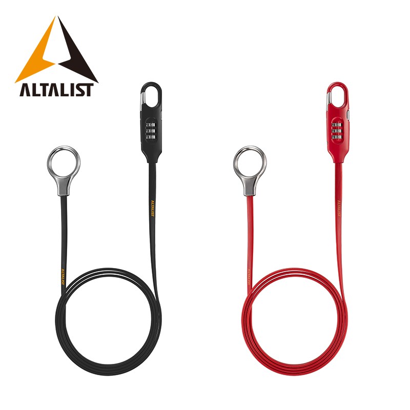 IS头盔自行车锁密码锁自行车便携钢丝锁童车防盗行李箱长锁