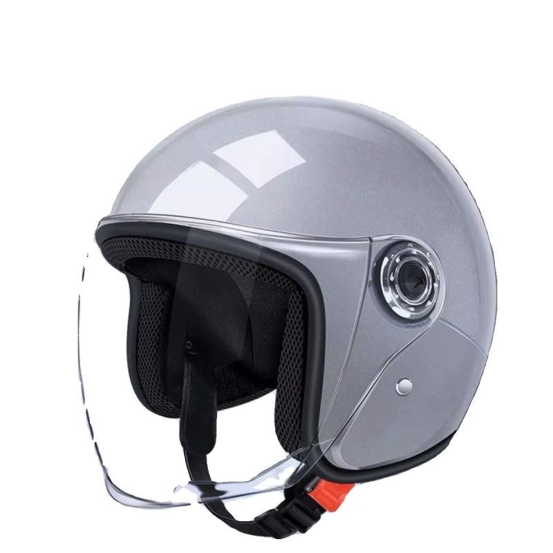 新国标3C认证i电动车头盔男女摩托半盔冬保暖四季通用安全帽防雨