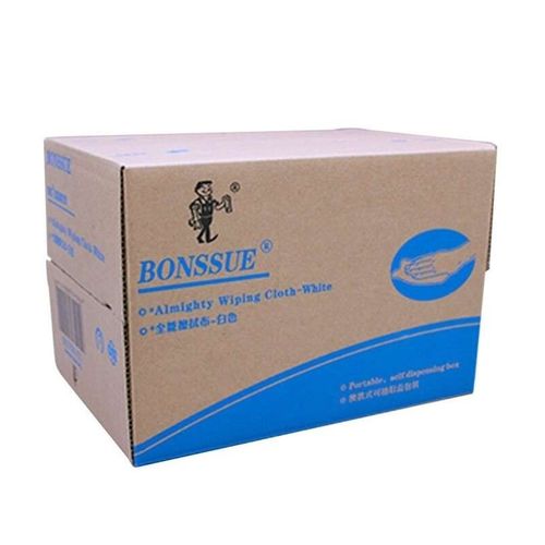 邦拭B-71便携式全能型擦拭布高效吸油吸水白色31*42cm*200抽/箱1