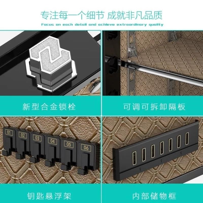 保险柜家用办公保险箱全钢防盗珠宝柜指纹+密码铭尚60CM高维