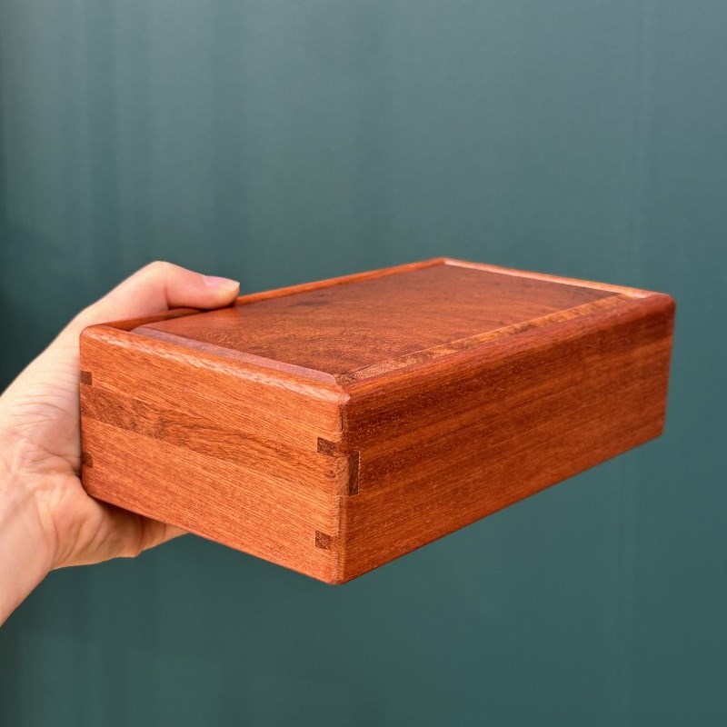 实木鲁班榫卯机关盒首饰盒20*11*5.5CM