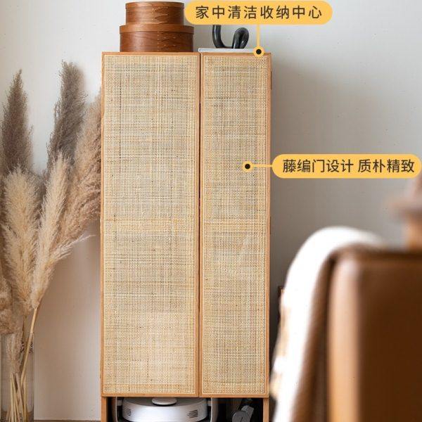 日式实木伊娃日用柜 扫地机器人柜适配云鲸伴侣储物柜家政柜收纳,住宅家具,家政柜,淘宝优惠券,粉丝福利购,淘宝优惠卷