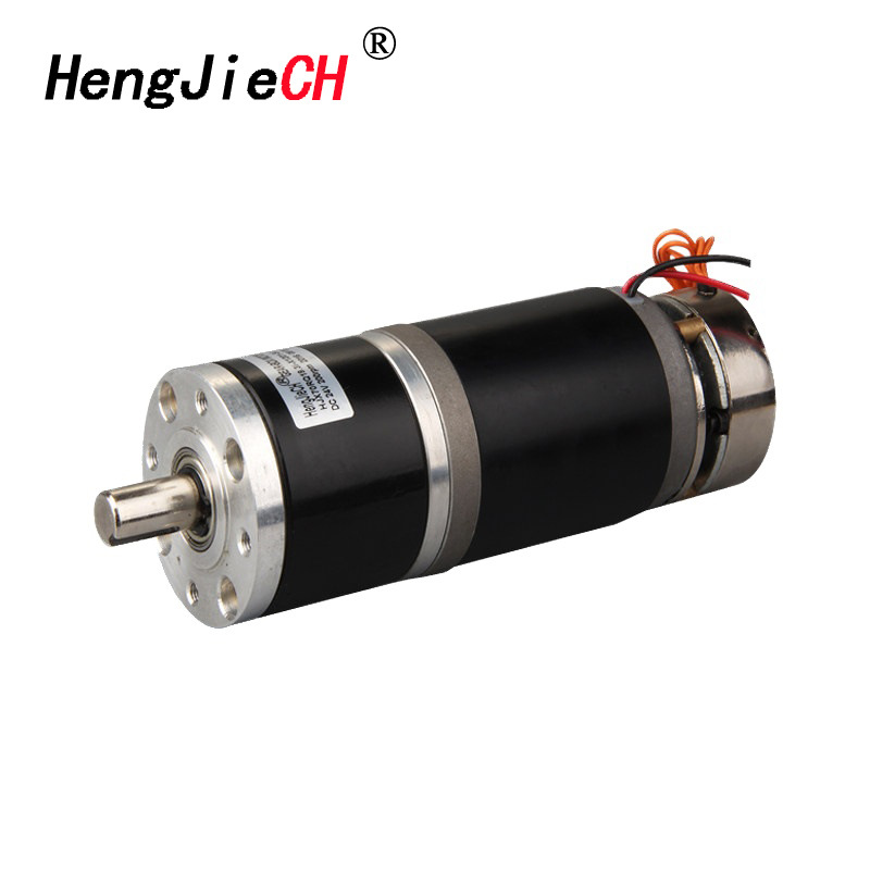 HJX70RQ-SC齿轮减速带刹车12V/24V/36V 永磁直流减速电机