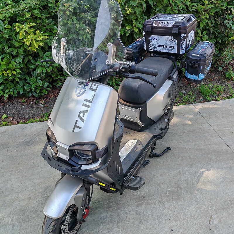 电动车尾箱后备箱侧箱大踏板车边箱跑车挂箱带支架电瓶车摩托通用